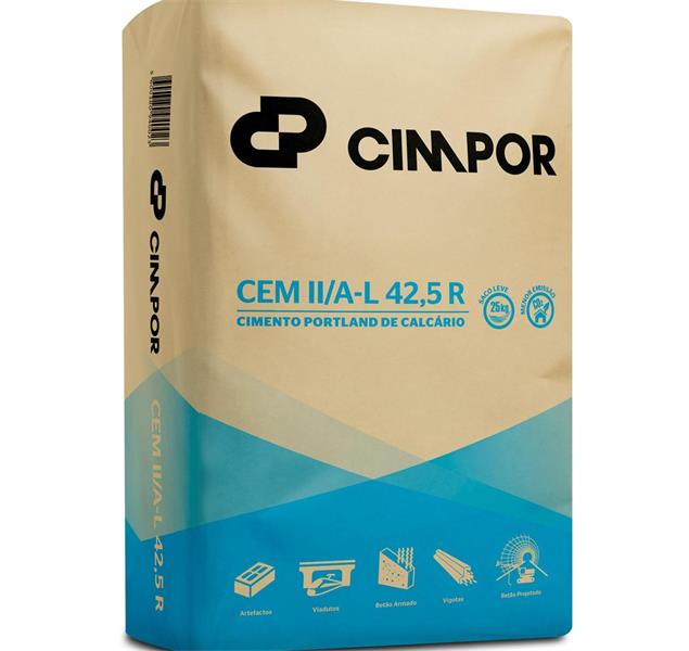 Cimento Cem II/A-L 42,5R 25KG