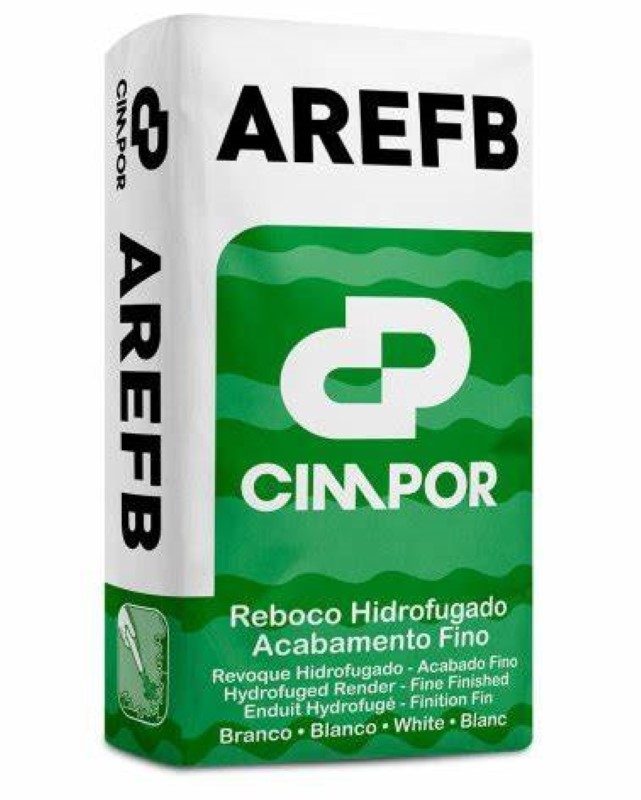 Reboco Exterior Proj Hidrof. 25KG BRANCO AREF-B