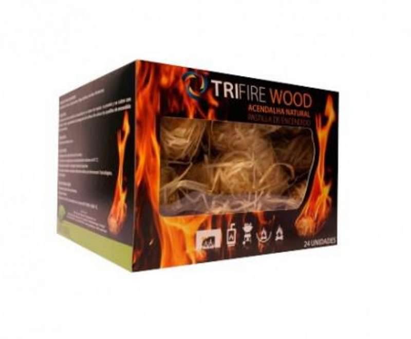 Acendalha Natural TRIFIRE WOOD 24 un